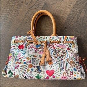 Vintage 90’s Dooney and Bourke Doodle Handbag
